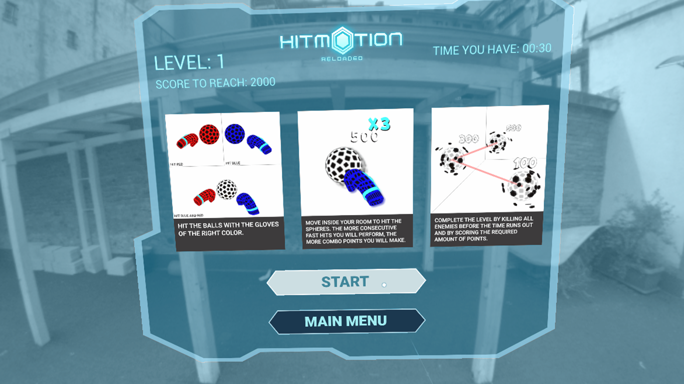 hit motion reloaded mixed reality fitness screenshot