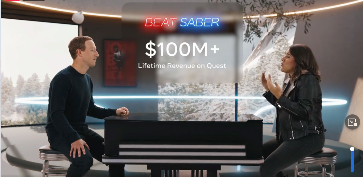 beat saber 100m