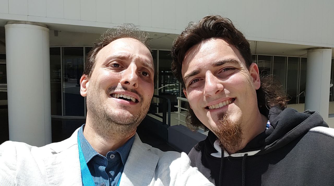 skarredghost and palmer luckey selfie