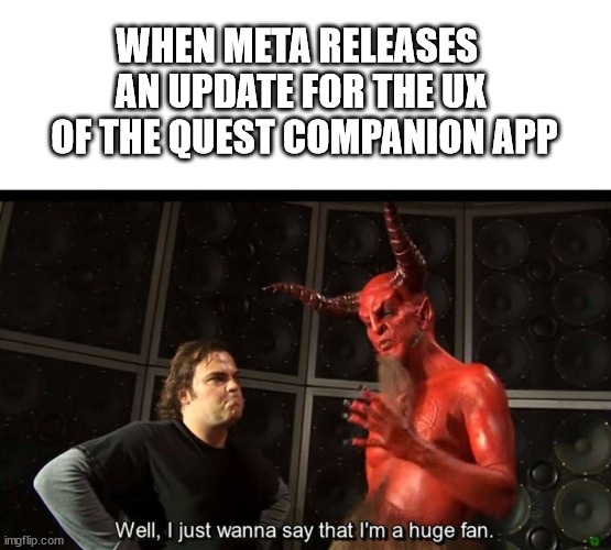 quest companion app meme