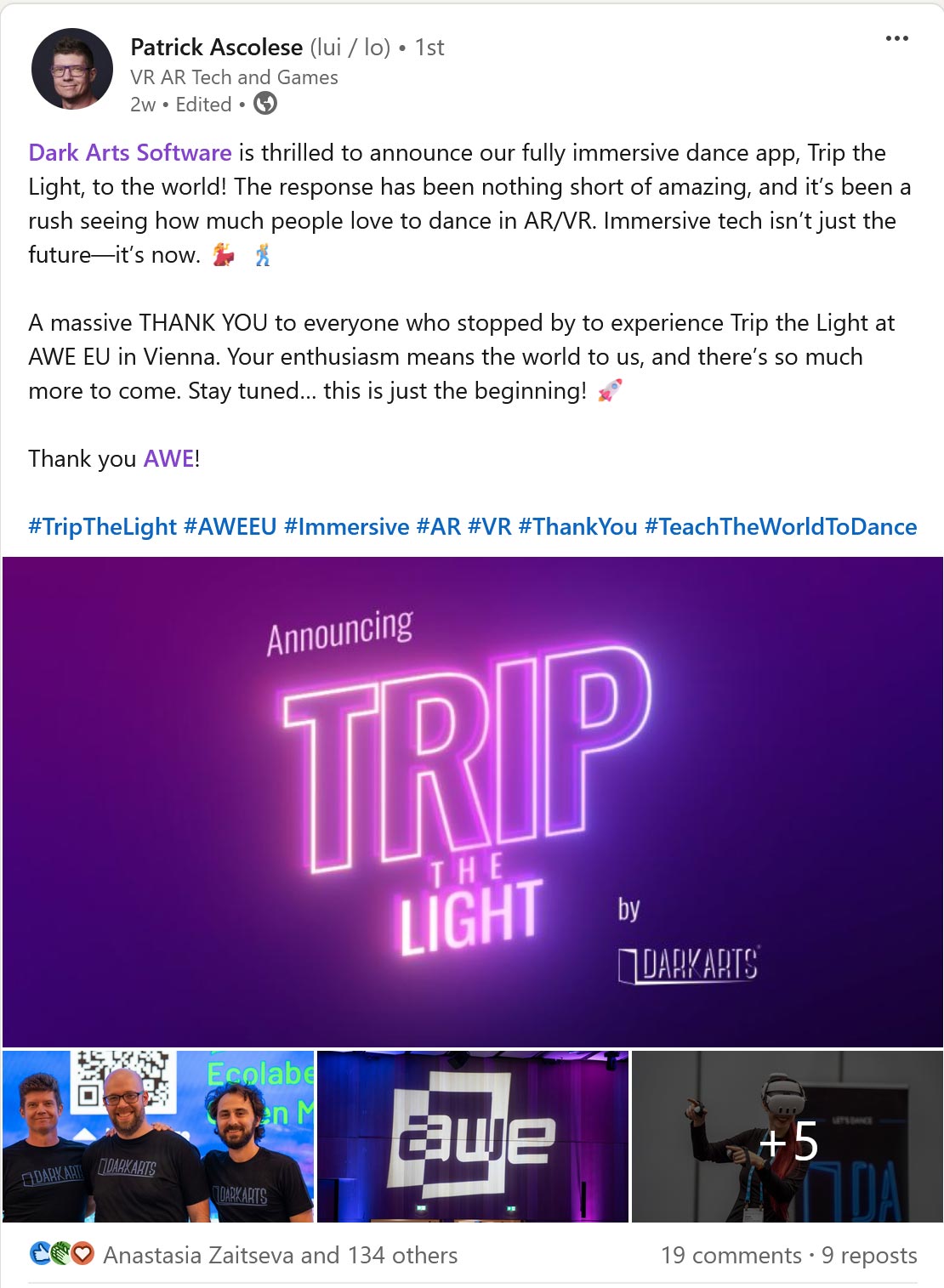 trip the light vr