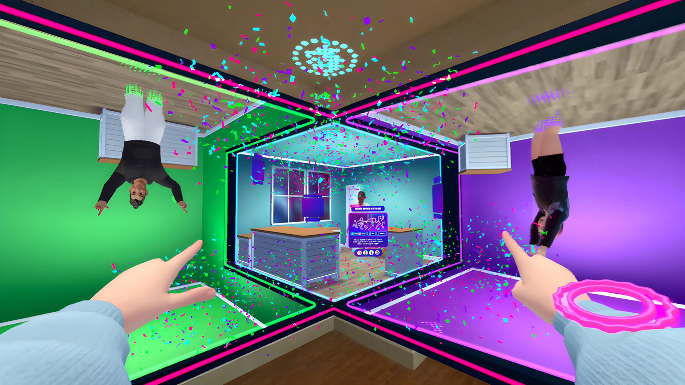 party versus mixed reality multiplayer