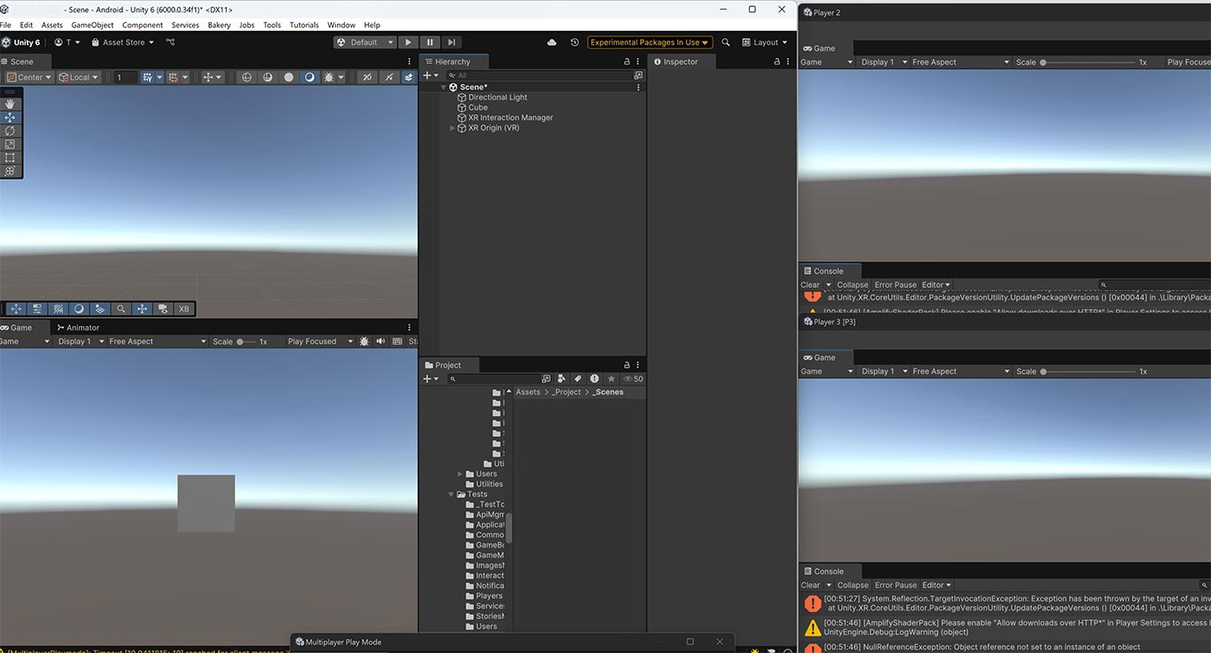 unity multiplayer play mode