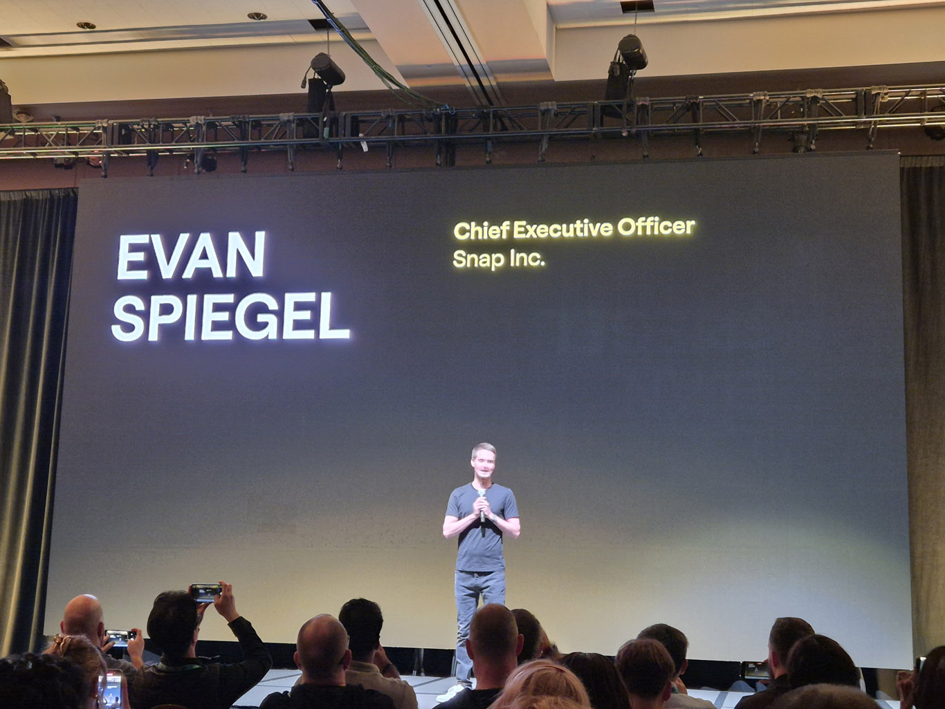 Evan Spiegel Snap Awe