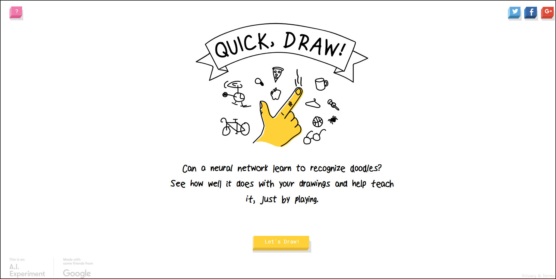 Voynetch✍️Visual Notes on X: Google Quick, Draw is a good tool to  practice drawing. This is an online game where a neural network artificial  intelligence tries to guess what you're drawing.  #