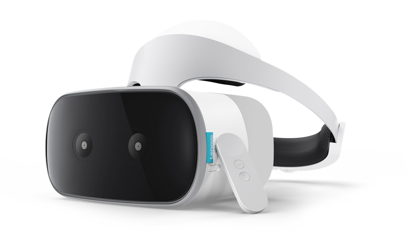 Lenovo announces at CES 2018 the Mirage Solo headset and the Mirage VR 180 Camera