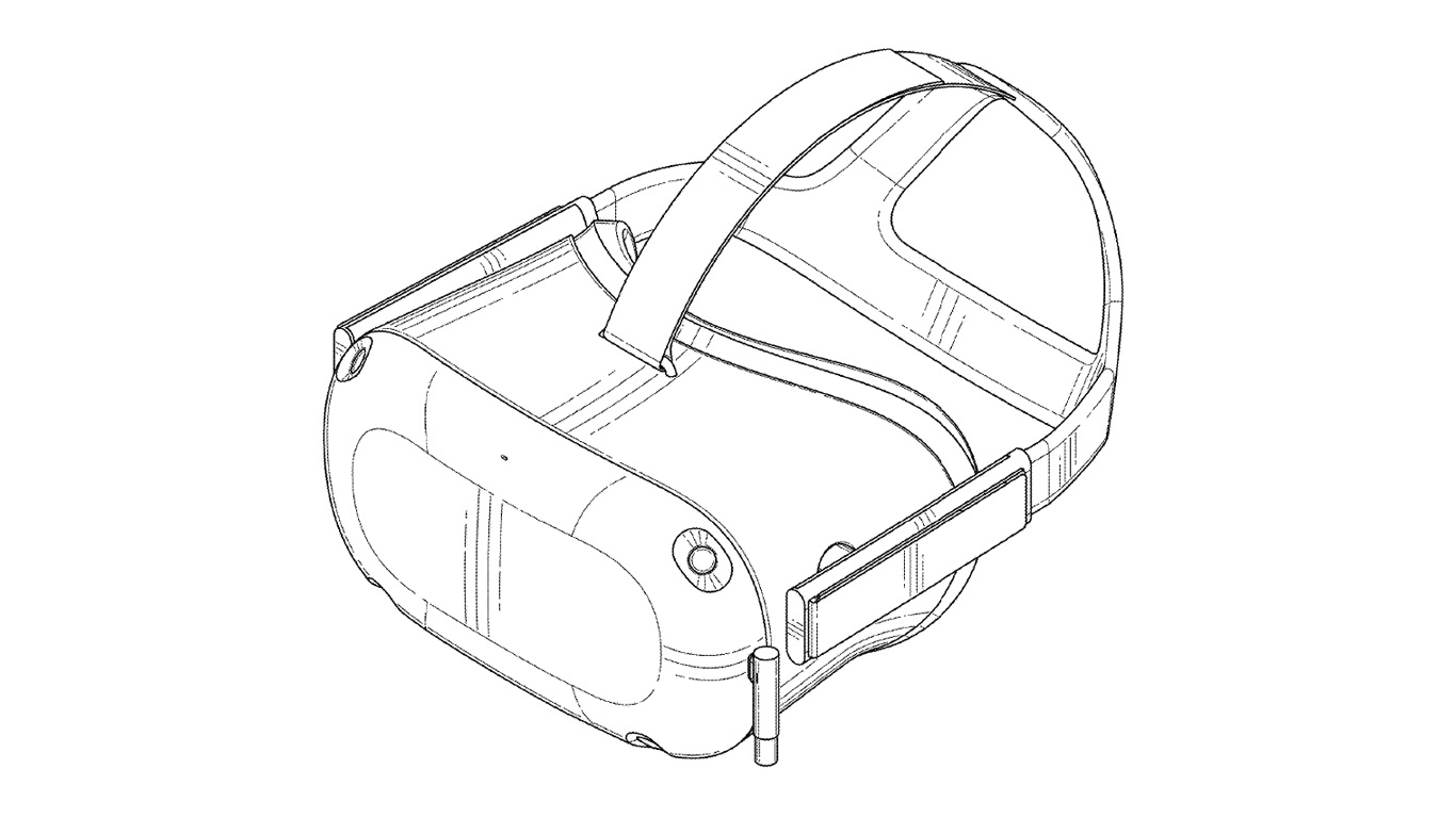 Analyzing Oculus Santa Cruz patent images