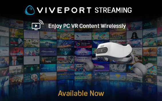 HTC launches “Viveport Streaming” to give wireless streaming to Wave standalone headsets
