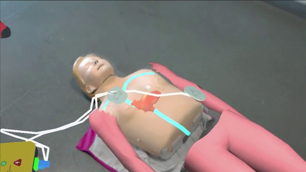 Holo-BLSD is a powerful AR tool to teach first-aid procedures and save lives
