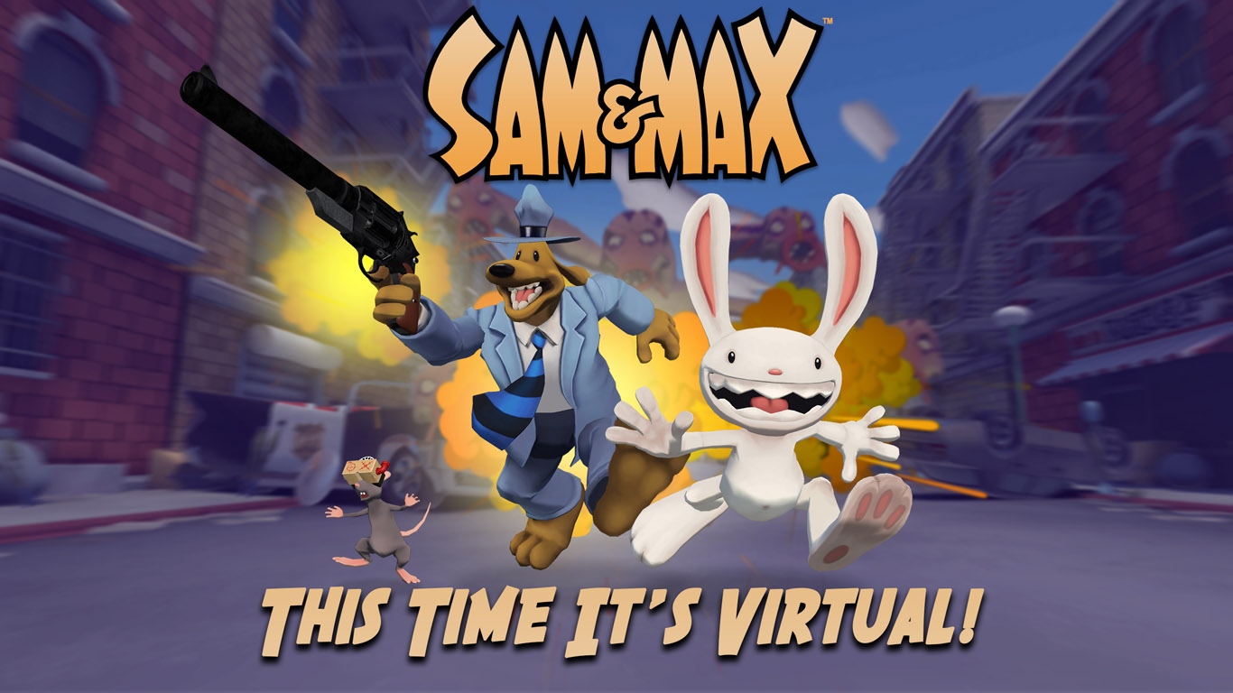 Exclusive interview and footage about “Sam & Max: This Time It’s Virtual”!