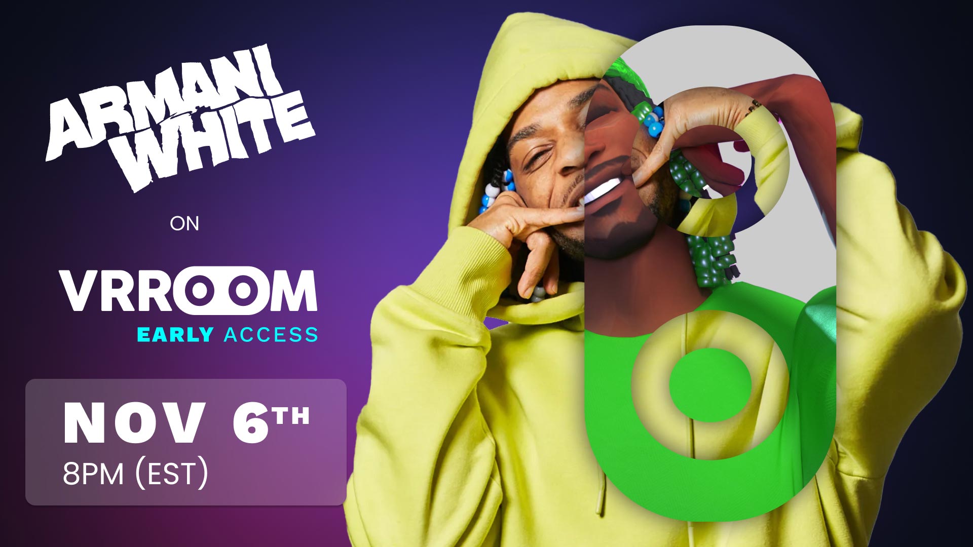 VRROOM announces a BIG update and a VR concert featuring Armani White ...