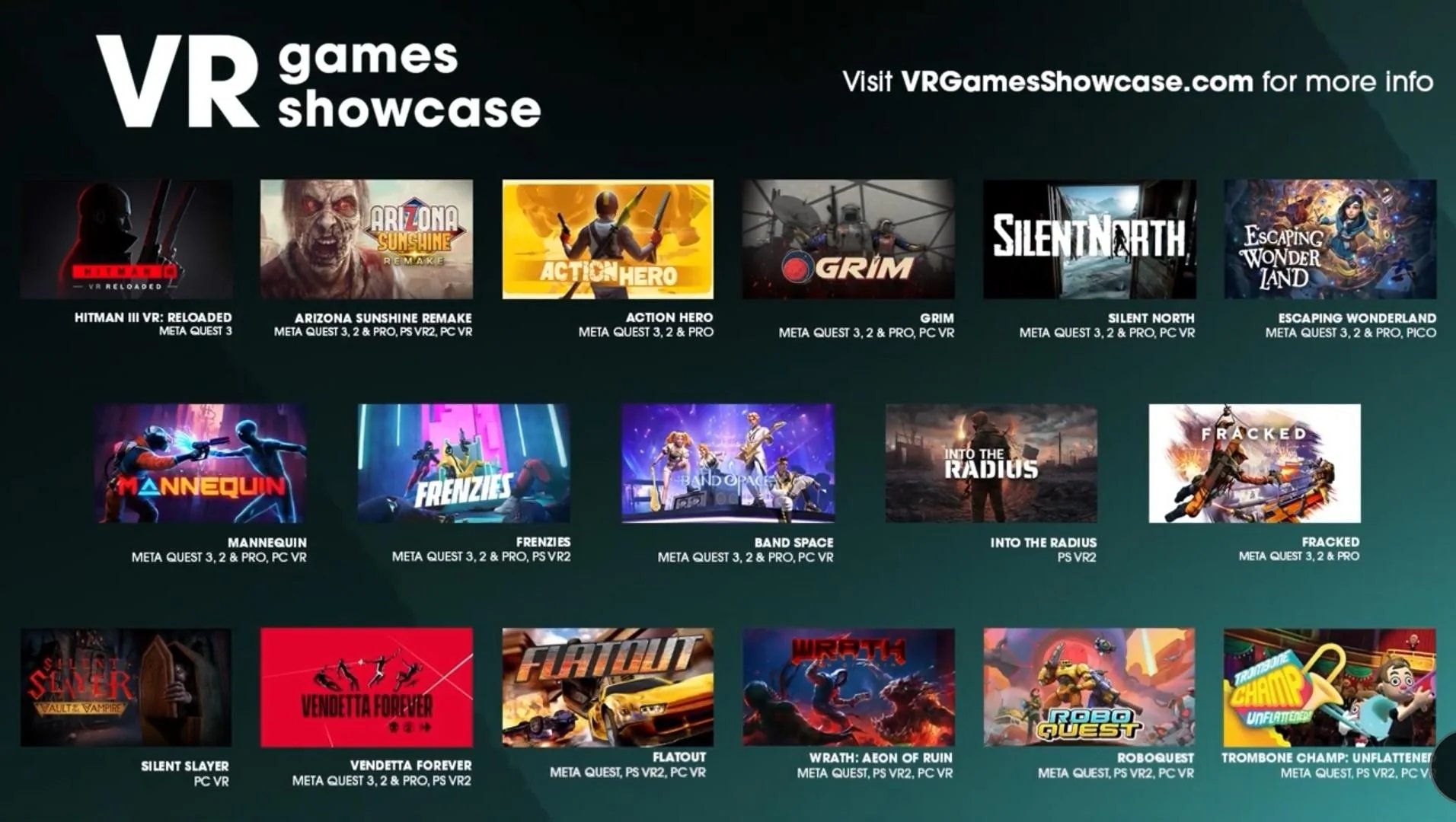 vr games showcase