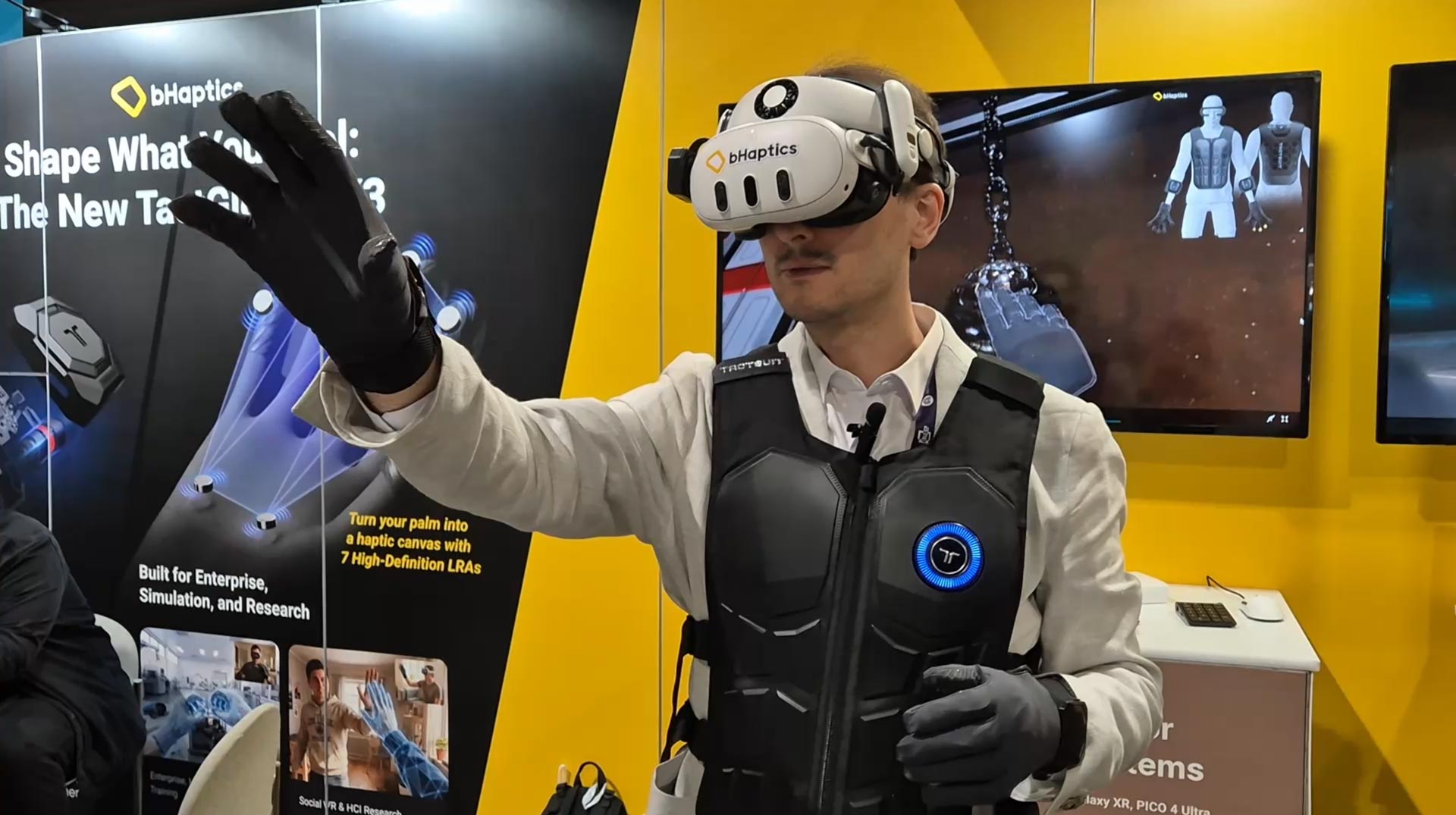 bhaptics tactglove dk3 review virtual reality