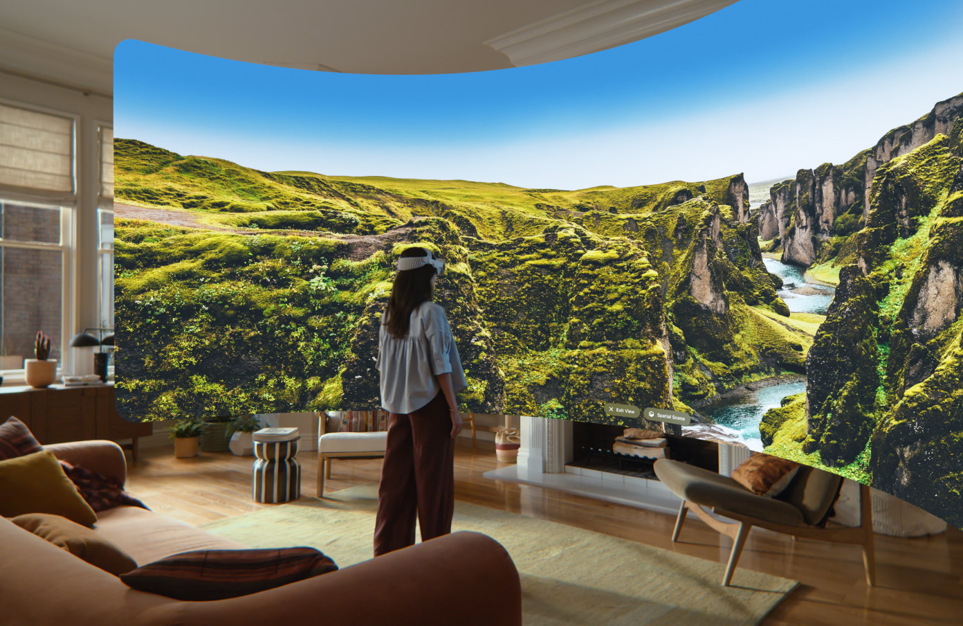 apple visioin pro big screen