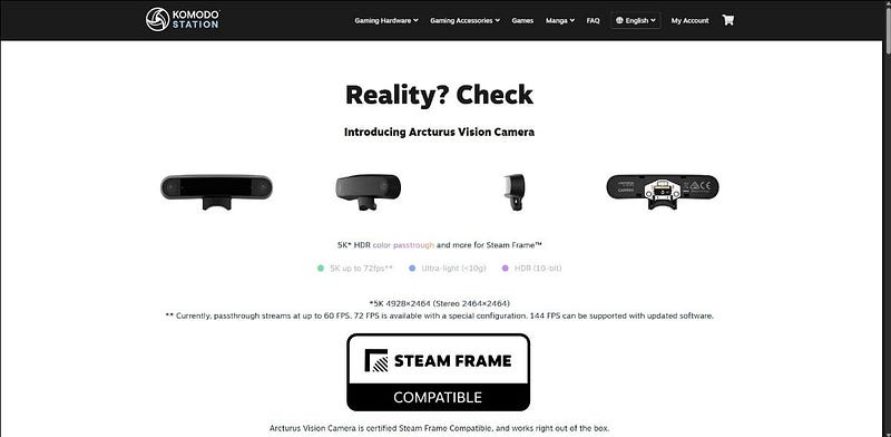 steam frame passthrough vision add-on
