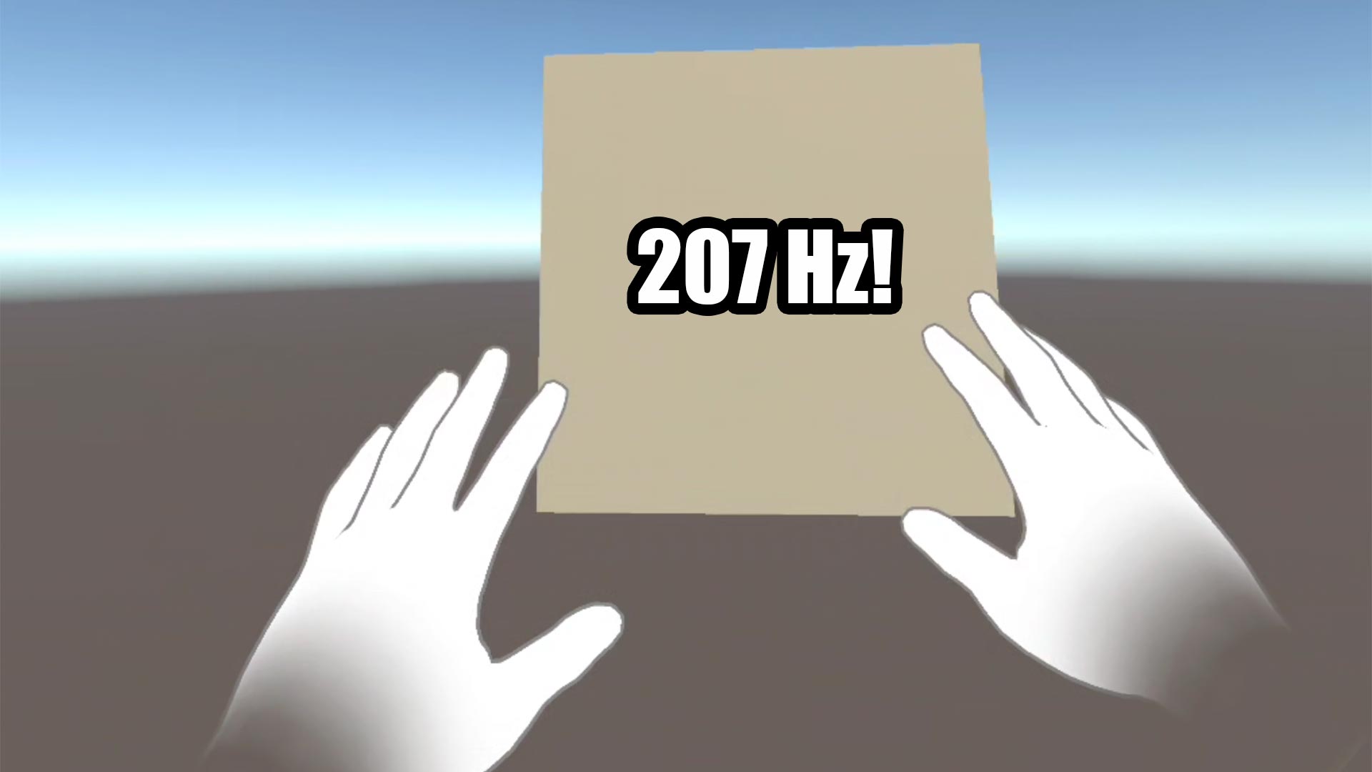 the unity cube meta quest 207 hz